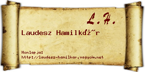 Laudesz Hamilkár névjegykártya